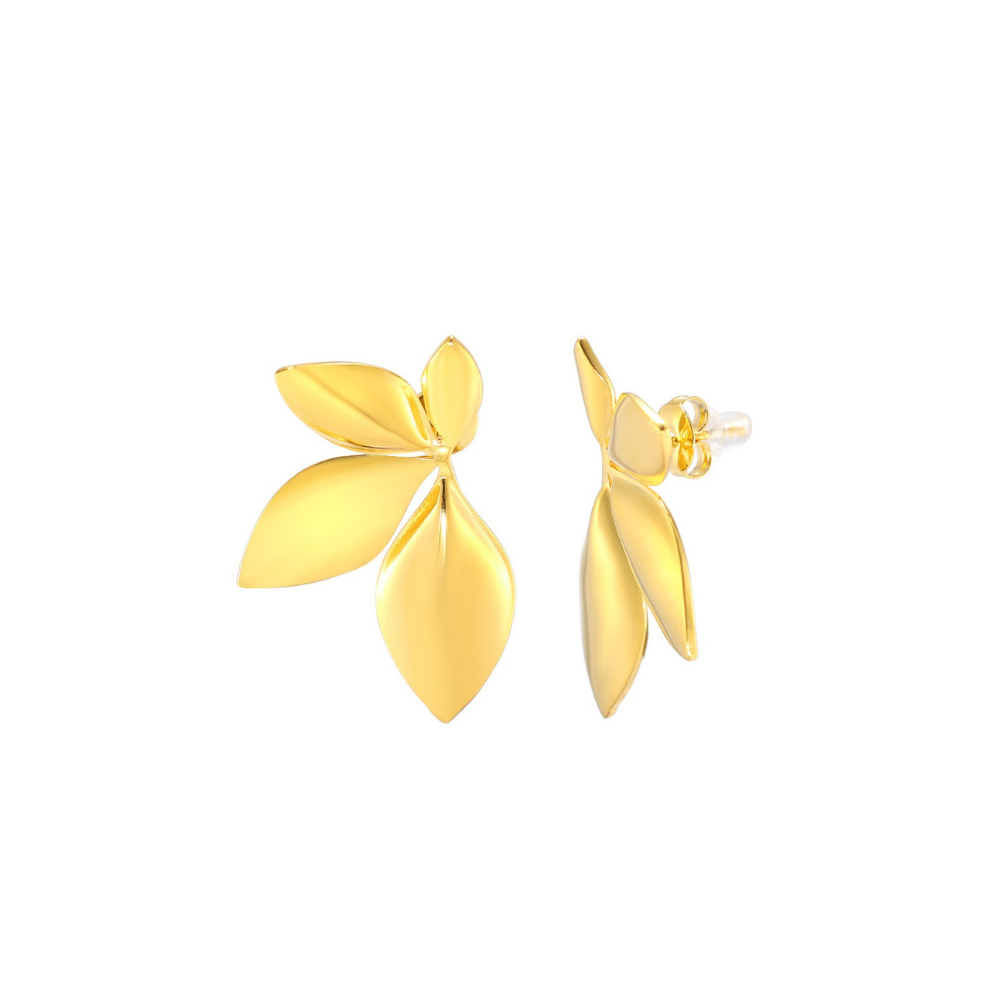 Flora Leaf Studs