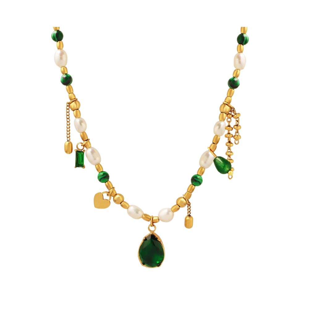 Emerald Bloom Necklace