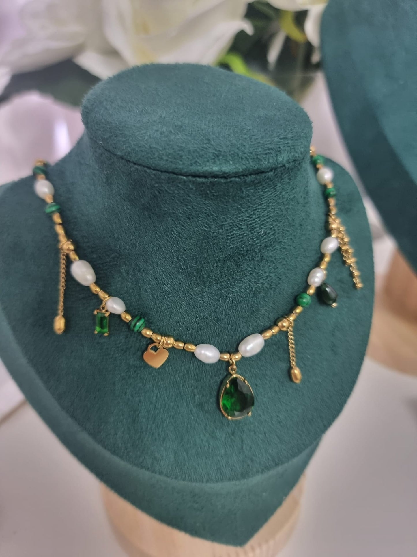 Emerald Bloom Necklace